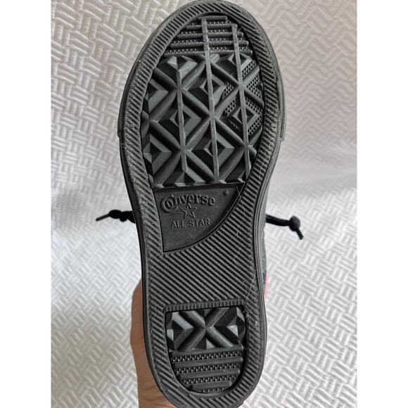 Converse Chuck Taylor All Star Street Black Gray Youth Sz 13 License Plate - Picture 6 of 11